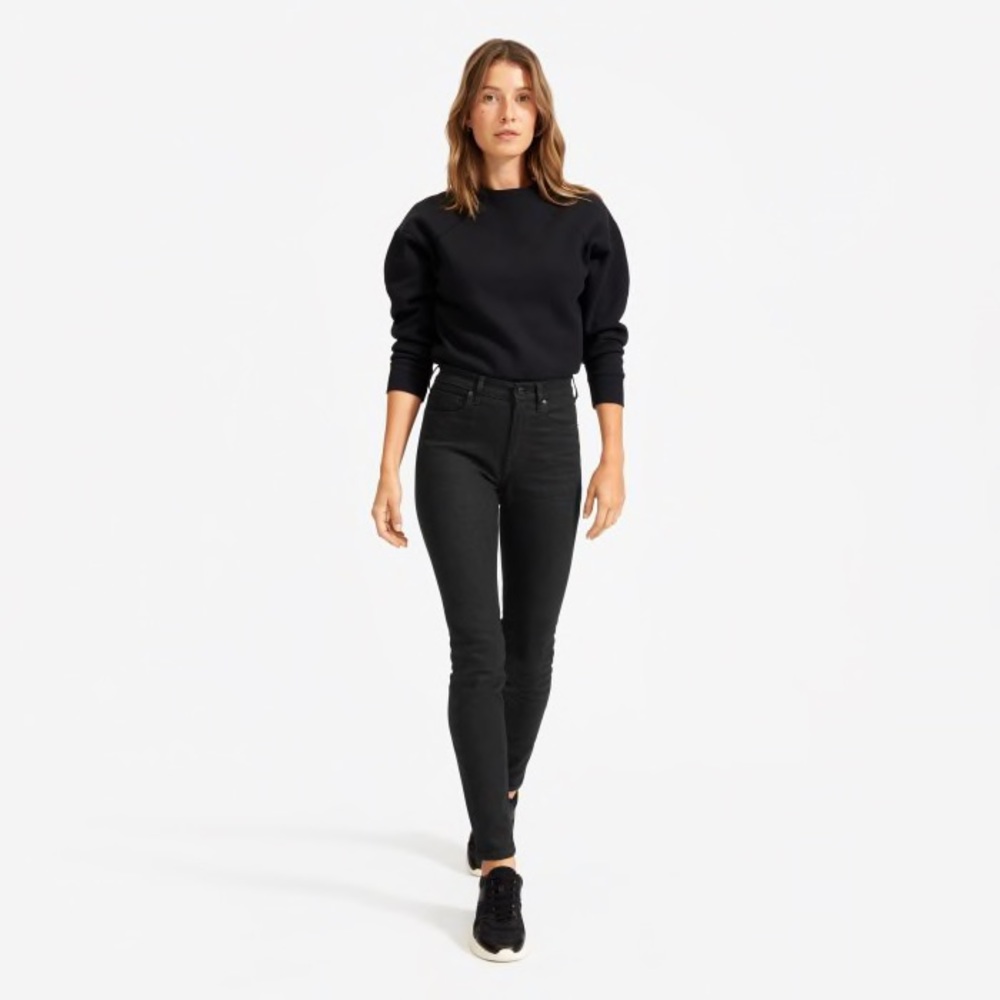 Everlane The High-Rise Skinny Jean - Black